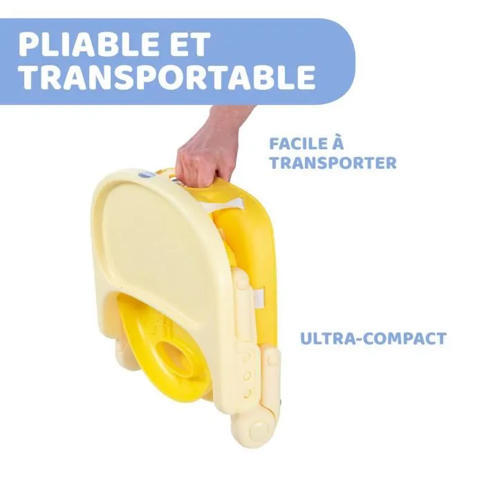 Chicco Pocket Snack Silla Elevadora para Comer en Familia Compacta y Portátil Chicco Pocket Snack Silla Elevadora para Comer en Familia Compacta y Portátil