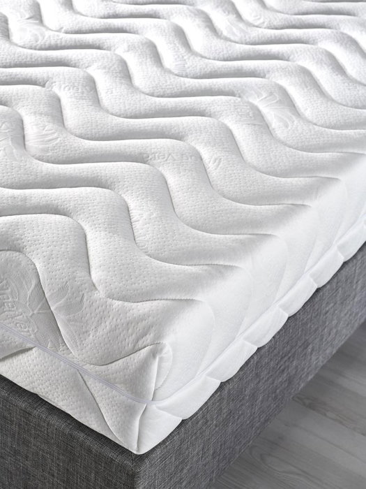 Hanah Home Pocket RollPack Colchón Doble 200x200cm, Colchón Ortopédico de Lujo con Capas de Esponja de Plumas y Fibra de Silicona, Doble Cara Enrollable para Comodidad de Lujo