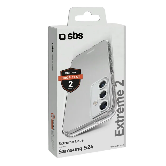 SBS Funda TEEX2SAS24U para Samsung Galaxy S24 Ultra (6.8") - Transparente, TPU, Resistente a Golpes y Rayones