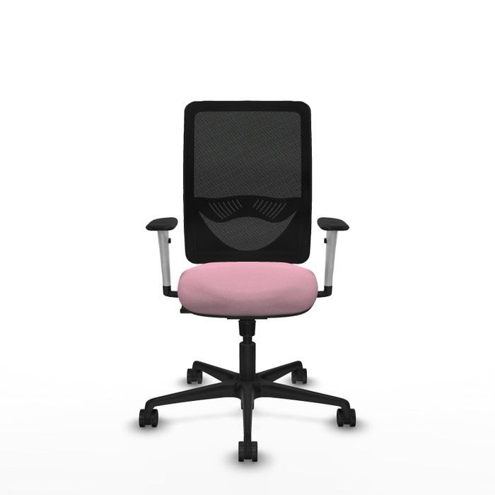 PIQUERAS Y CRESPO Silla de oficina Zulema Rosa y Negro con mecanismo Sincro PIQUERAS Y CRESPO Silla de oficina Zulema Rosa y Negro con mecanismo Sincro