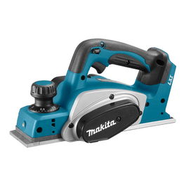 Makita DKP180Z Cepillo Eléctrico Inalámbrico (Sin Batería) 18V, 14000 RPM, Ancho Cepillado 8,2 cm
