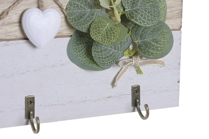 DKD Home Decor Perchero HOME Blanco MDF y Metal