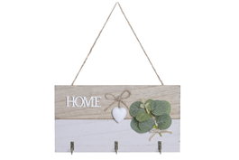 DKD Home Decor Perchero HOME Blanco MDF y Metal
