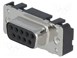 HARTING Conector D-Sub Hembra de 9 Pines Recto