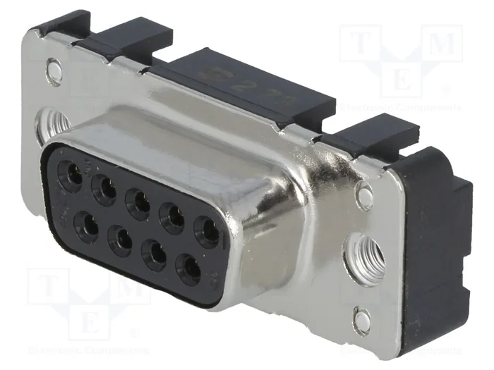 HARTING Conector D-Sub Hembra de 9 Pines Recto HARTING Conector D-Sub Hembra de 9 Pines Recto