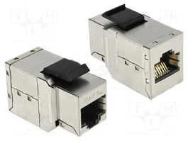 DeLOCK 86166 Módulo Keystone RJ45 Cat.6A Plata