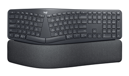 Logitech K860 Ergo Business Wireless Keyboard, Graphite (920-010345)