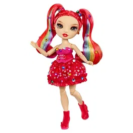 Rainbow High - Muñeca de moda Be Dazzling - Vivienne Red de 28 cm con brillantes, piedras preciosas y accesorios incluidos - LIT35051597803