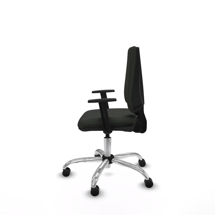PIQUERAS Y CRESPO Silla de oficina Elche con mecanismo Contacto permanente básico y brazos 1D en Negro PIQUERAS Y CRESPO Silla de oficina Elche con mecanismo Contacto permanente básico y brazos 1D en Negro
