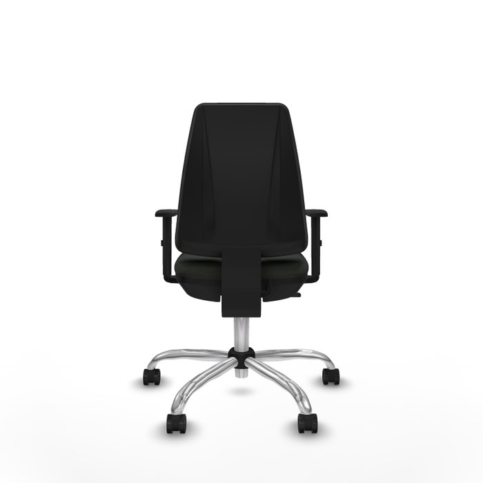 PIQUERAS Y CRESPO Silla de oficina Elche con mecanismo Contacto permanente básico y brazos 1D en Negro PIQUERAS Y CRESPO Silla de oficina Elche con mecanismo Contacto permanente básico y brazos 1D en Negro