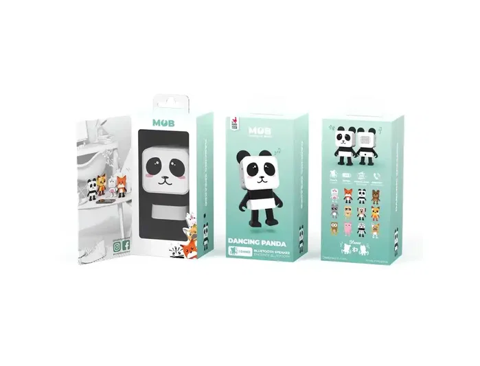 Wondee Altavoz Bailarín Panda 3W Bluetooth con Micrófono