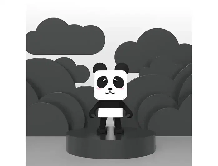 Wondee Altavoz Bailarín Panda 3W Bluetooth con Micrófono