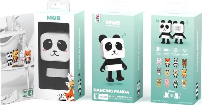 Wondee Altavoz Bailarín Panda 3W Bluetooth con Micrófono