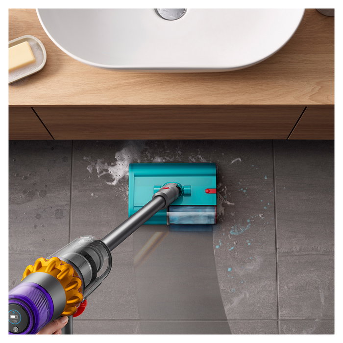 Dyson V15s Detect Submarine Aspiradora Escoba 2 en 1 Seca y Húmeda para Alfombra, Suelo Duro, Vinilo y Madera