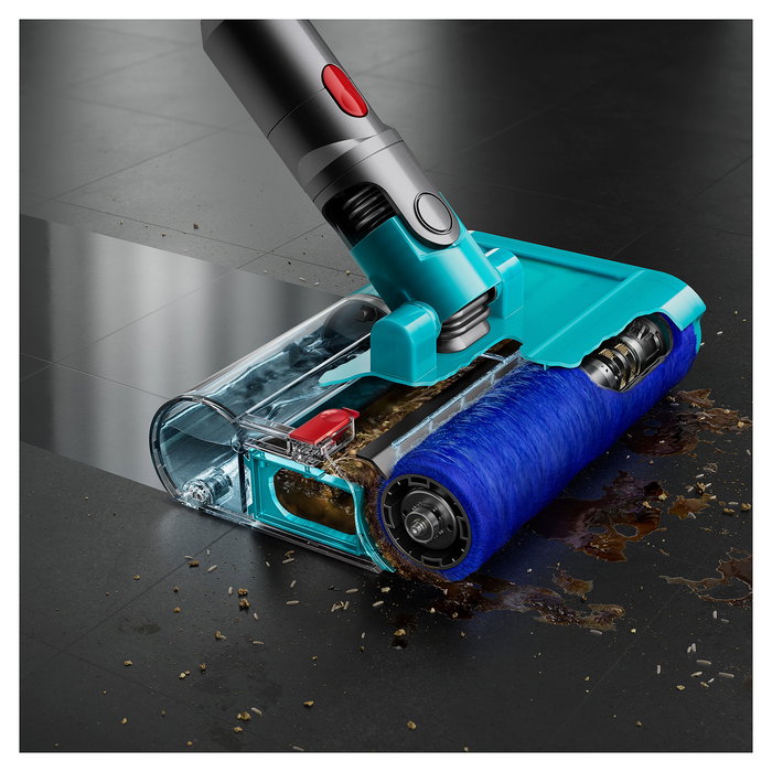 Dyson V15s Detect Submarine Aspiradora Escoba 2 en 1 Seca y Húmeda para Alfombra, Suelo Duro, Vinilo y Madera