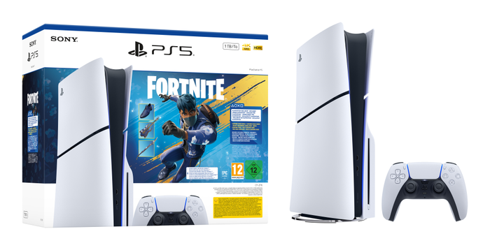 Sony PlayStation 5 Slim Disc + Fortnite Flowering Chaos Bundle, 1 TB, Blanco/Negro, CFI-2100</div>