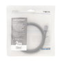 LogiLink Cable DisplayPort DP/M a DP/M 4K/60 Hz, 2 m, aluminio, negro/gris de 2 m