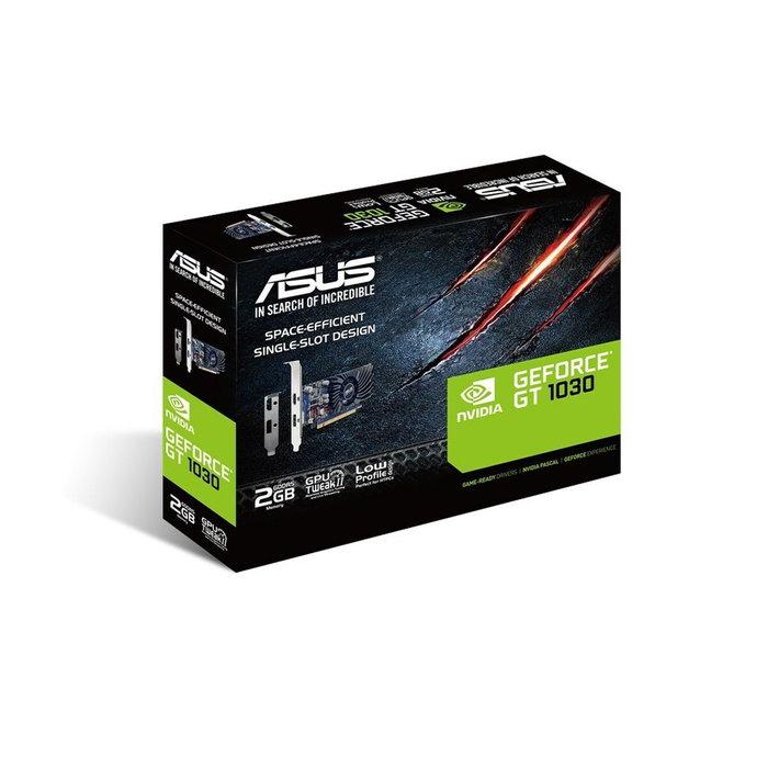 Asus GeForce GT 1030 2 GB GDDR5 PCIe 3.0 de perfil bajo