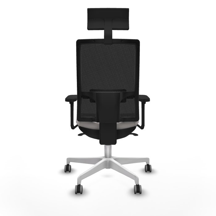 PIQUERAS Y CRESPO Silla de oficina Horna con mecanismo Sincro, Blanco y Negro PIQUERAS Y CRESPO Silla de oficina Horna con mecanismo Sincro, Blanco y Negro