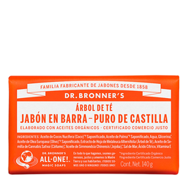 Dr Bronners Jabón en Pastilla Árbol Del Té 140 gr