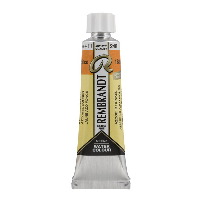 Rembrandt Acuarela Tubo 10 ml Amarillo Azo Oscuro 248 Rembrandt Acuarela Tubo 10 ml Amarillo Azo Oscuro 248