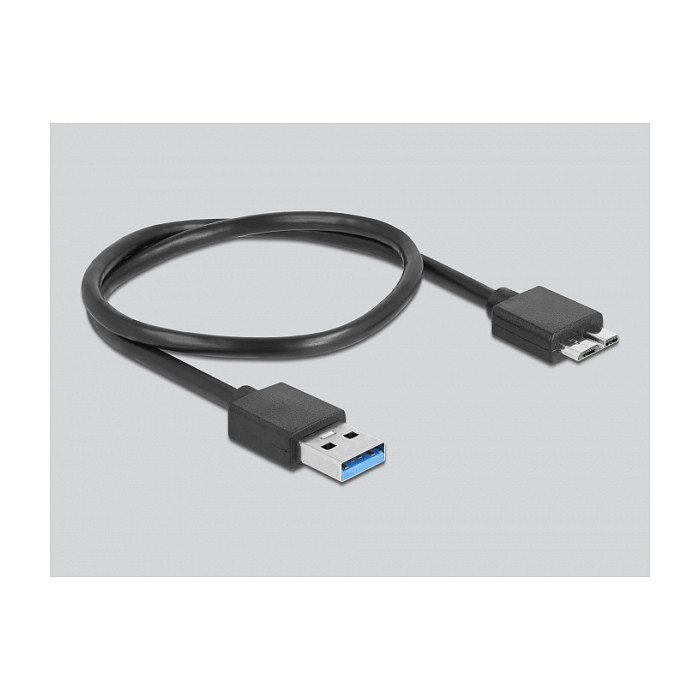 DeLOCK Carcasa Externa para HDD/SSD SATA 2.5 Pulg. USB Micro-B Negro