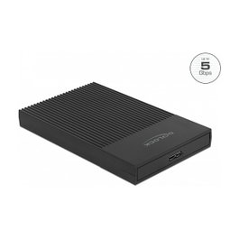 DeLOCK Carcasa Externa para HDD/SSD SATA 2.5 Pulg. USB Micro-B Negro