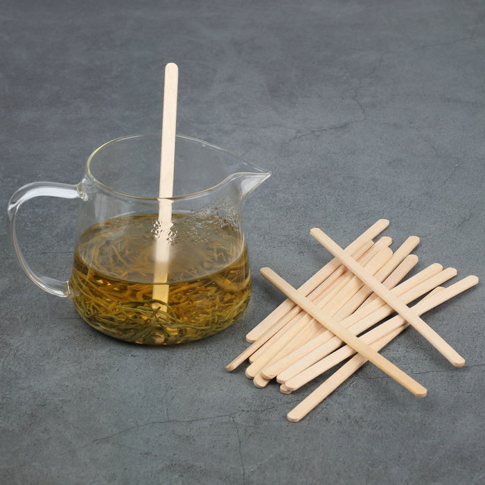 Algon Set 100 Paletinas de Madera 11 cm x 0.5 cm x 0.1 cm (24 Unidades)