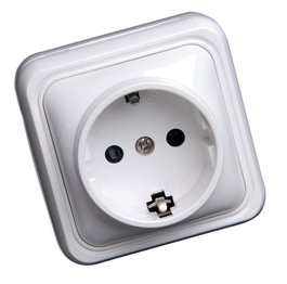 SIMON Base de enchufe Alfa superficie blanco 10/16A 250V