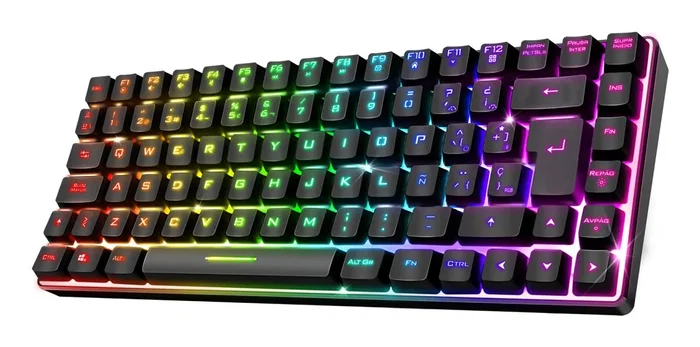 Spirit of Gamer Elite K70 RGB Inalámbrico Negro Español Spirit of Gamer Elite K70 RGB Inalámbrico Negro Español