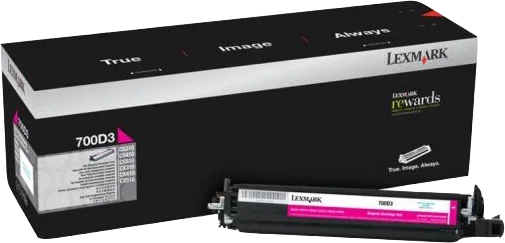Lexmark 700D3 Unidad de desarrollo magenta 40.000 páginas (70C0D30) Lexmark 700D3 Unidad de desarrollo magenta 40.000 páginas (70C0D30)