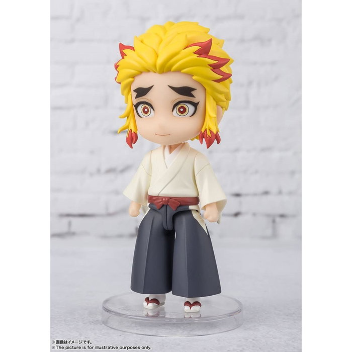 Tamashii Nations Figura Senjuro Rengoku Demon Slayer Kimetsu No Yaiba Figuarts Mini PVC 9cm