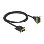 DeLOCK Cable DVI-D a DVI-D 24+1 Angulado 1 m