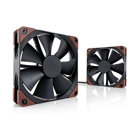Noctua NF-F12 iPPC-2000 - Ventilador de Caja PC 120mm, 2000 RPM, Flujo de Aire 121.8 m³/h, IP52, Color Negro/Marrón