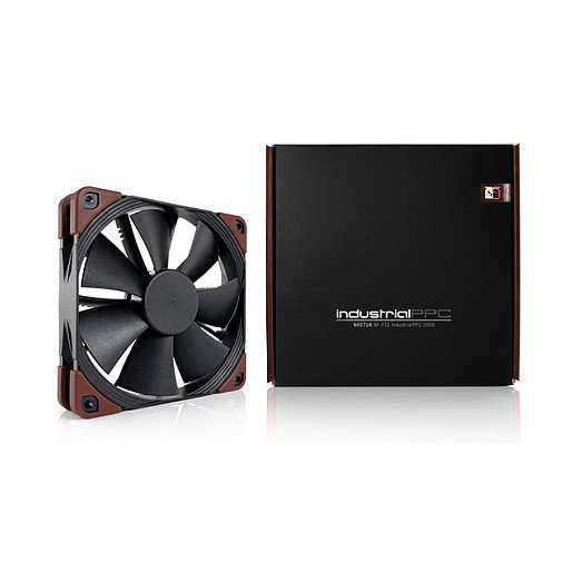 Noctua NF-F12 iPPC-2000 - Ventilador de Caja PC 120mm, 2000 RPM, Flujo de Aire 121.8 m³/h, IP52, Color Negro/Marrón