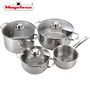 Batería de Cocina Magefesa DUX7PCS Plateado 7 Piezas