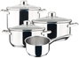 Magefesa Batería de cocina Dux 7 piezas de acero inoxidable