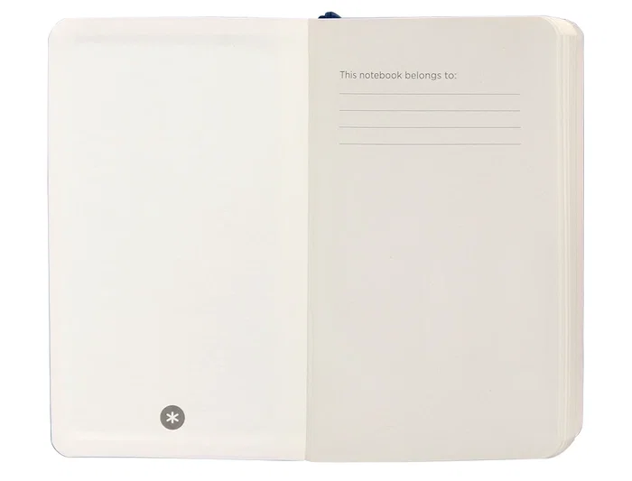 Antartik Cuaderno A6 Tapa Blanda Rayas Azul Marino 100 Hojas 80gr FSC