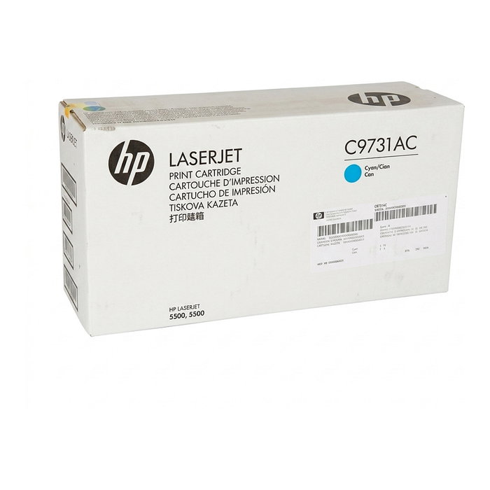 HP Cartucho de tóner Contract No 645A Cyan C9731AC