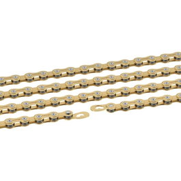 Wippermann Cadena ConneX 9SG 9 Velocidades 114 Eslabones Latón Oro