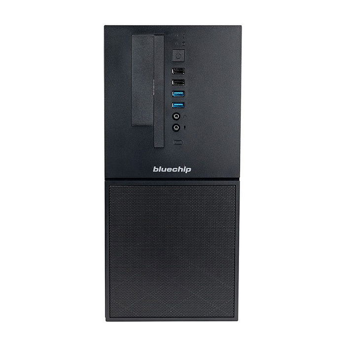 Bluechip BUSINESSline T3300 PC de Sobremesa, Intel Core i3-14100, 16GB RAM, 500GB SSD NVMe, Intel UHD Graphics 730, Windows 11 Pro, Chasis Mini Tower Negro