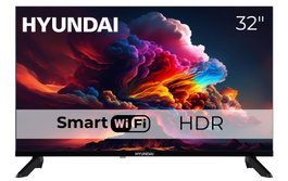 Hyundai HLM32TS500SMART Televisor LED 32 Pulgadas HD Ready Smart TV HDR DVB-T2 DVB-S2 Wi-Fi Negro
