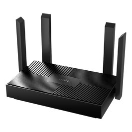 Cudy AX1500 Gigabit Wi-Fi 6 Router Inalámbrico Doble Banda 2.4GHz/5GHz Ethernet Negro