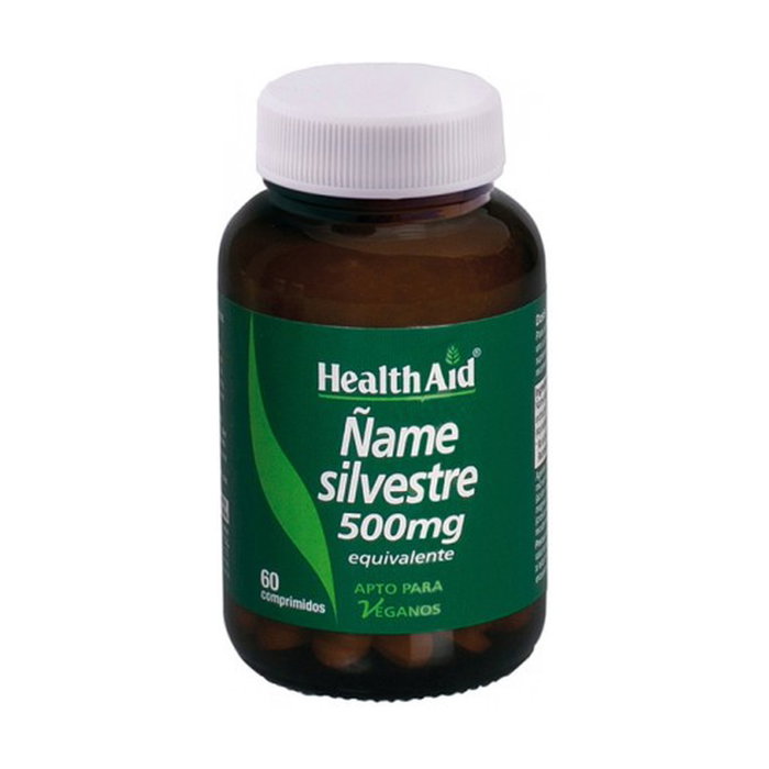 Health Aid Ñame Silvestre (Wild Yam) 500mg 60 Comprimidos Complemento Alimenticio Menopausia Articulaciones Health Aid Ñame Silvestre (Wild Yam) 500mg 60 Comprimidos Complemento Alimenticio Menopausia Articulaciones