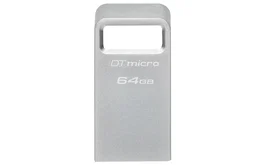 Kingston DataTraveler Micro 64GB USB 3.2 Gen 1 200MB/s Metal Plata