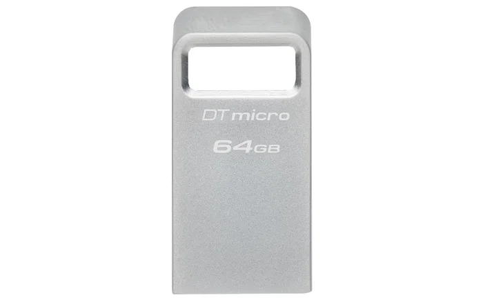Kingston DataTraveler Micro 64GB USB 3.2 Gen 1 200MB/s Metal Plata Kingston DataTraveler Micro 64GB USB 3.2 Gen 1 200MB/s Metal Plata