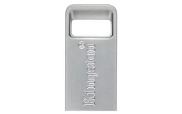 Kingston DataTraveler Micro 64 GB USB 3.2 Gen 1 Plata