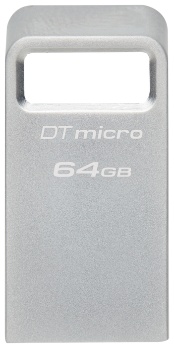 Kingston DataTraveler Micro 64 GB USB 3.2 Gen 1 Plata