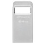 Kingston DataTraveler Micro 64 GB USB 3.2 Gen 1 Plata