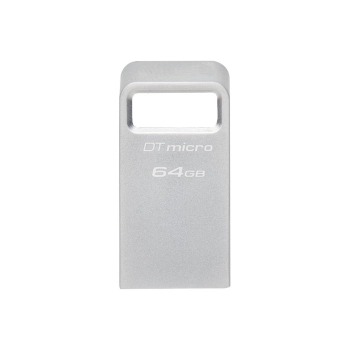 Kingston DataTraveler Micro 64 GB USB 3.2 Gen 1 Plata